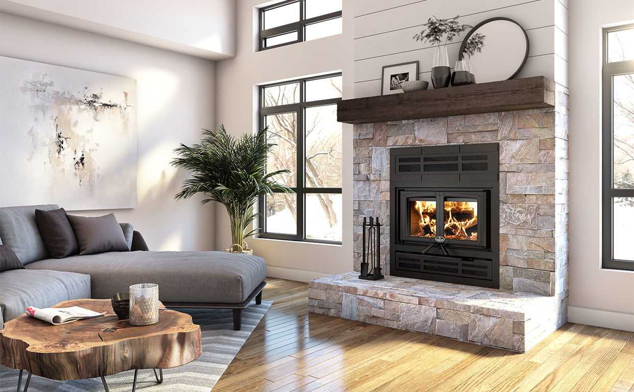 Everest II Wood Fireplace