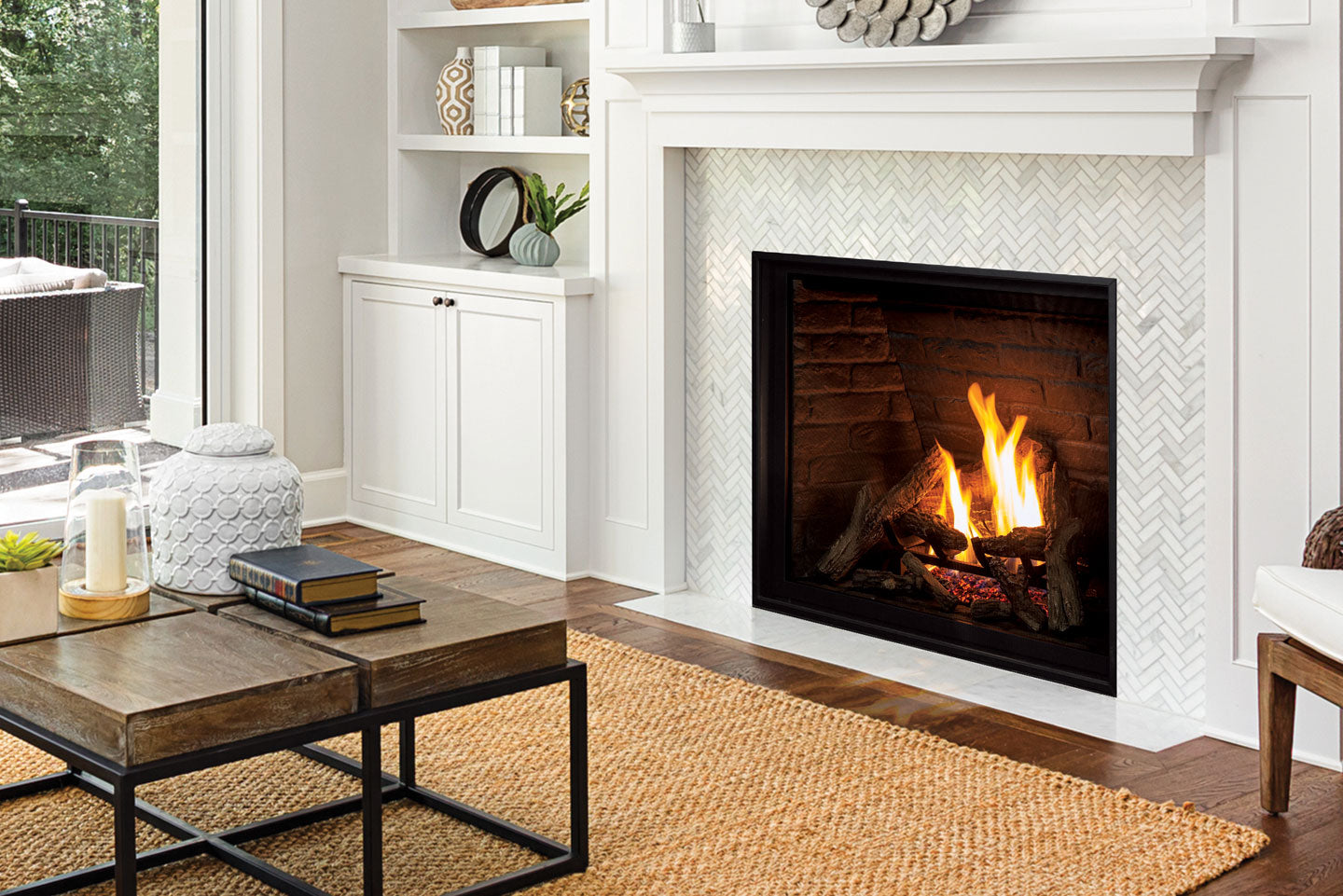 Urbana U37 Gas Fireplace — Log Burner