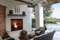 U44 Outdoor Gas Fireplace w/wall switch