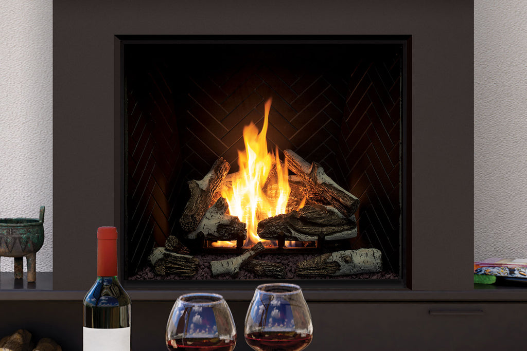 U44 Outdoor Gas Fireplace w/wall switch