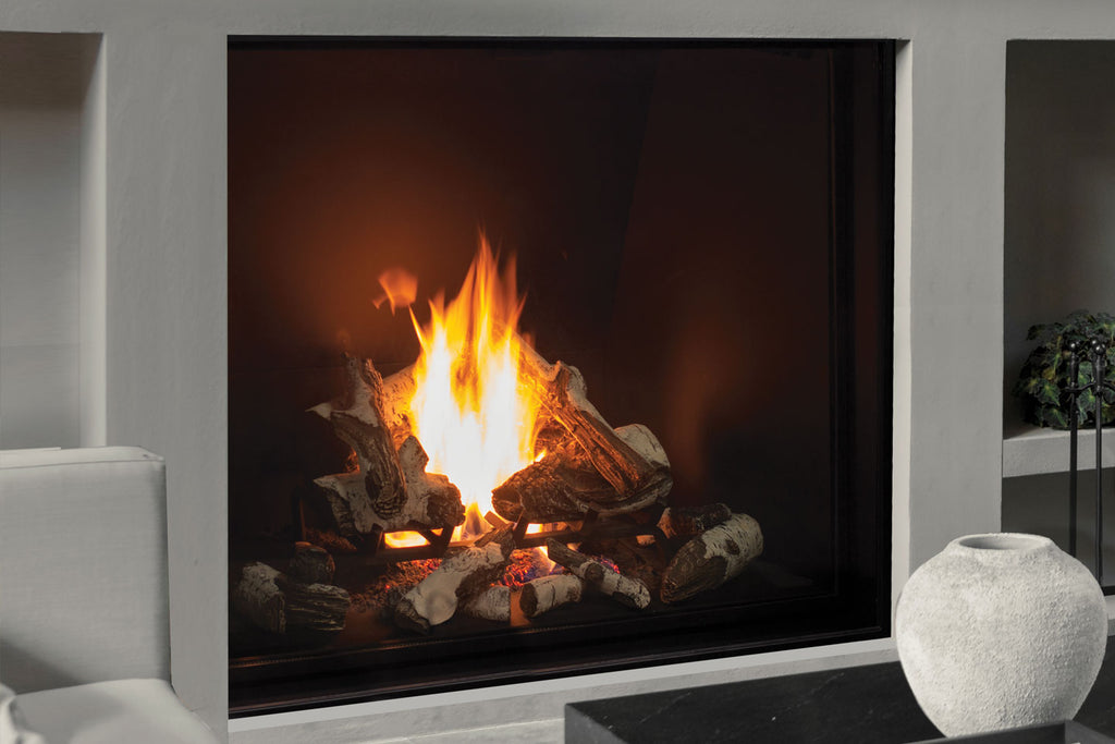 U55 Gas Fireplace IPI w/ Painted Liner & Remote