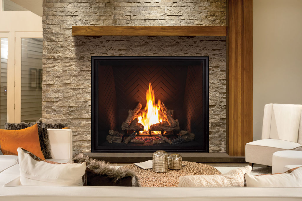 U55 Gas Fireplace IPI w/ Painted Liner & Remote